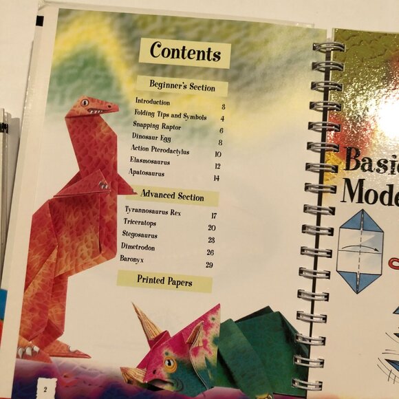 VINTAGE NWT Kids Origami Book Kits Bundle - Picture 13 of 16